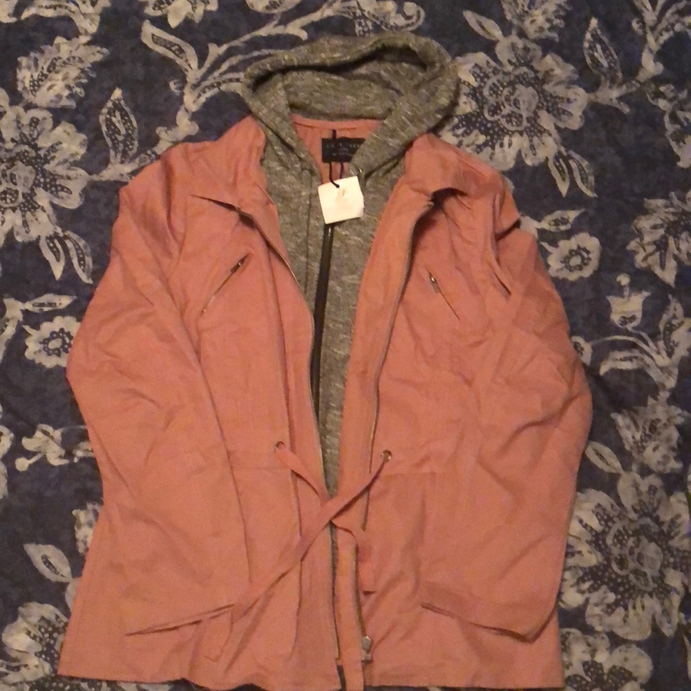 Anorak Fall Light Jacket - Hooded - Mauve/Pink